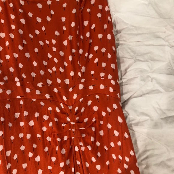 Anthropology Maeve orange poppy print dress - Picture 5 of 6